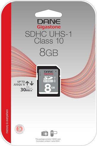 Dane Elec High Speed 8 GB Class 10 Secure Digital Card DA-SD-1008G-C in Kuwait