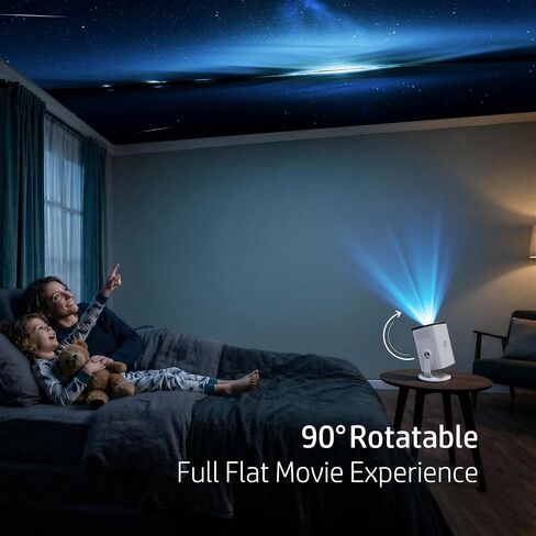 HP Projector Built-in Apps, USB-C Power Bank Compatible for Outdoor MC400 in Saudi Arabia
