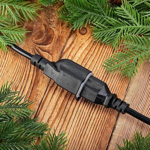 Outdoor Silicone Extension Cord Cover, Waterproof Cover for Christmas Decoration Lights Connectors, Grey, 4 x 2cm (C) in Kuwait