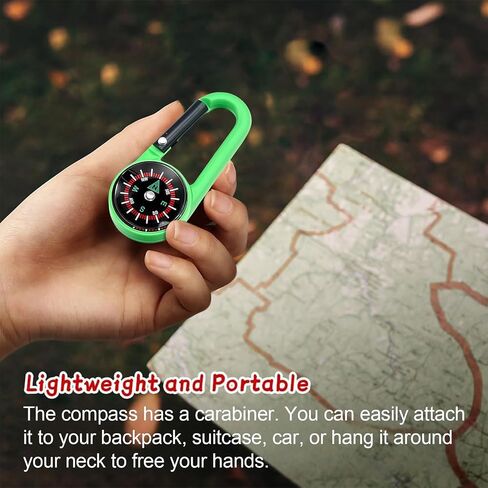 Flintronic Navigation Compass, Multifunctional Hiking Compass, Waterproof Pocket Compass for Expedition Map Reading, Navigation, Orienteering and Survival in Kuwait