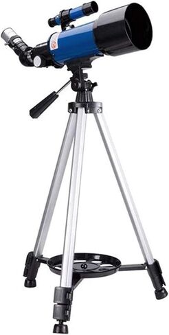 Refractor Telescope Telescope for Kids&Beginners 70mm Aperture 400mm Astronomical Telescope Portable Travel Telescope for Adult with Backpack Best Gift for Children (Blue Package C) in Kuwait