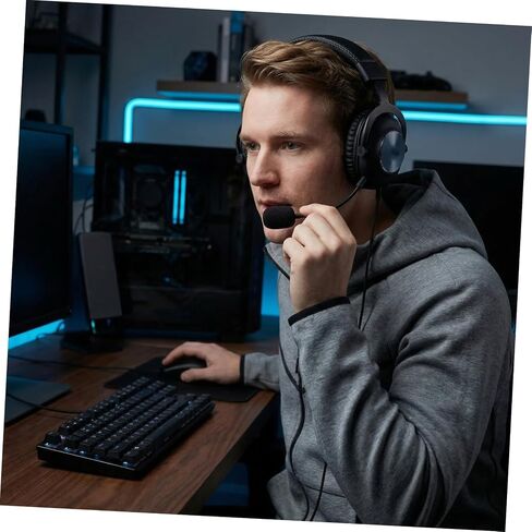 Gaming Headset Microphone Replacement Boom 3.5mm Detachable Wired 2pcs in Kuwait