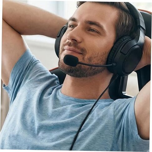 Gaming Headset Microphone Replacement Boom 3.5mm Detachable Wired 2pcs in Kuwait