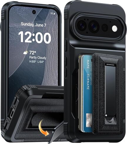 Oterkin for Google Pixel 11/11 Pro Wallet Case | 4-5 Card Holder, Kickstand in Kuwait