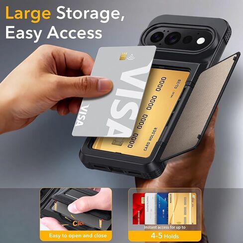 Oterkin for Google Pixel 11/11 Pro Wallet Case | 4-5 Card Holder, Kickstand in Kuwait
