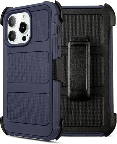 for Defender Phone Case iPhone 13 Pro Case with Clip Holster Outdoor Black in Kuwait