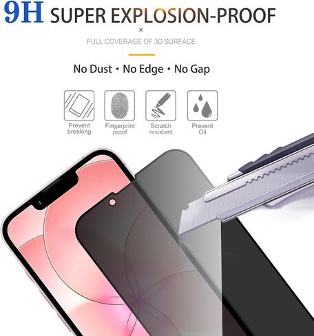 3 Pack Privacy Screen Protector for iPhone 16e/ iPhone 17e in Kuwait