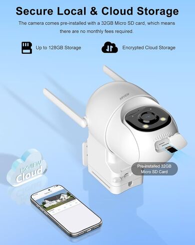 4G LTE Cellular Solar Security Camera Outdoor Wireless, No WiFi in Kuwait