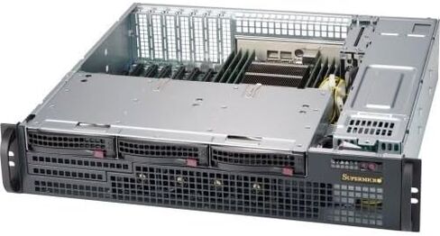 Supermicro CSE-825MBTQC-R802LPB SC825MB 2U RM BLK 800W RPS ATX Compact SAS3 LP CSE in Kuwait
