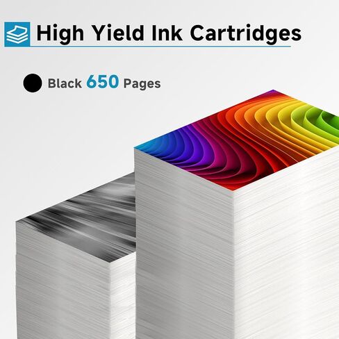 64XL Black Ink Cartridges Replacement for HP 64 XL HP64XL HP64 2-Pack in Kuwait