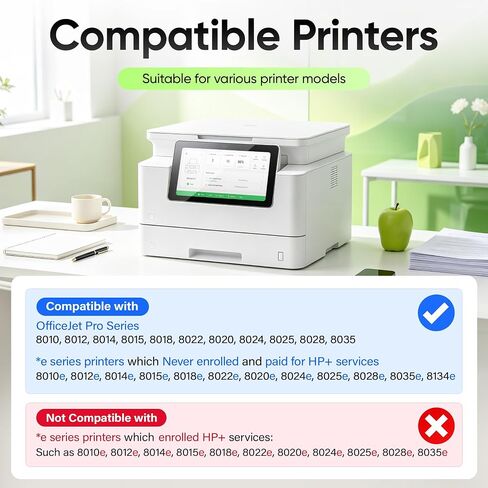 910XL Ink Cartridges Combo 4-Pack High Yield Replacement for HP 910 910XL Ink Compatible with HP OfficeJet 8010 8020 Pro 8030 8015 8025 8028 8035 8018 8022 e Printers Color Black Cyan Magenta Yellow in Kuwait