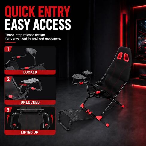 Sim Racing Cockpit with Seat - Universal Cockpit Stan in Kuwait