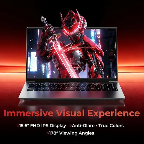 2026 15.6" FHD Gaming Laptop, AMD Ryzen 7 6800H(up to 4.7GHz), 24GB RAM, 1TB NVMe SSD, Windows 11 Pro Laptop Computer with Backlit Keyboard, 6 Ports for Gaming, Programming, Video Editing in Kuwait