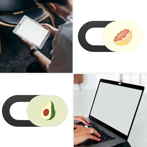 Artibetter 3pcs Sliding Webcam Privacy Covers for Laptop and Tablet, Abs Material Camera Cover with Anti-Peeping Function, Privacy Protection for Online Meetings and Video Calls in Kuwait
