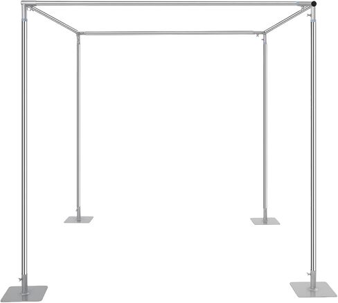 10x10x10ft Heavy Duty Backdrop Canopy Kit, Height Adjustable Backdrop Stand in Kuwait