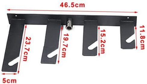 Photography 4 Roller Wall-Mounted Background Support System for Home Photo Studio, Including 2 Brackets, 8 Shafts with Gears, 4 Weights, 4 Chains Backdrop Holder, 10KG Load in Kuwait