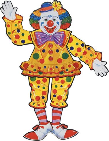 Beistle Jointed Circus Clown, 30-Inch in Kuwait