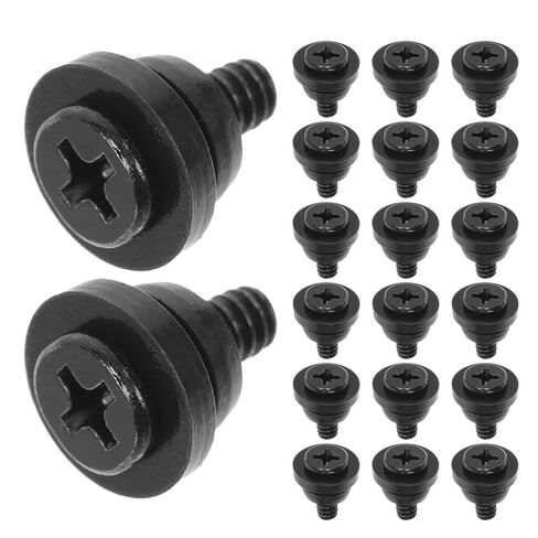 Tofficu 50pcs 2.5 Inch Hard Disk Drive Screws with Shock Absorber Function, Anti Vibration Iron Screws for SSD and HDD, for PC HDD Mounting and Desktop Computer Repair in Kuwait