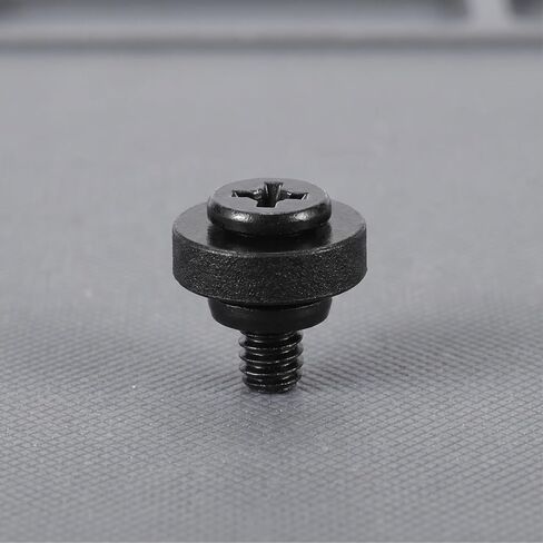 Tofficu 50pcs 2.5 Inch Hard Disk Drive Screws with Shock Absorber Function, Anti Vibration Iron Screws for SSD and HDD, for PC HDD Mounting and Desktop Computer Repair in Kuwait