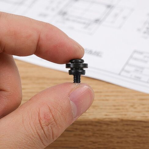 Tofficu 50pcs 2.5 Inch Hard Disk Drive Screws with Shock Absorber Function, Anti Vibration Iron Screws for SSD and HDD, for PC HDD Mounting and Desktop Computer Repair in Kuwait