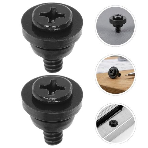 Tofficu 50pcs 2.5 Inch Hard Disk Drive Screws with Shock Absorber Function, Anti Vibration Iron Screws for SSD and HDD, for PC HDD Mounting and Desktop Computer Repair in Kuwait