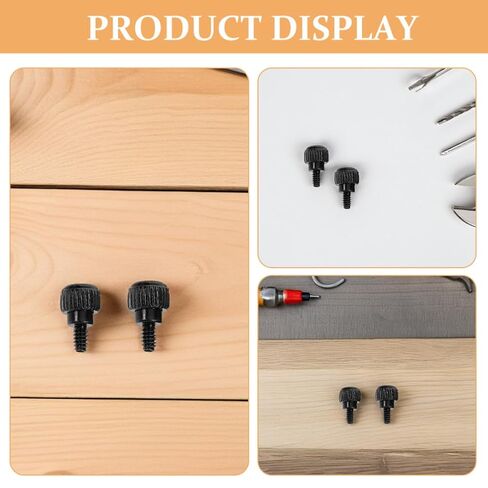 Generic 100pcs Computer Case Screws for DIY Quick Installation and Precision Treatment, Carbon Steel Small Screws for Electronics Replacement and Panel Locking in Kuwait