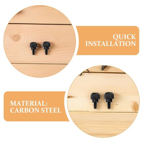 Generic 100pcs Computer Case Screws for DIY Quick Installation and Precision Treatment, Carbon Steel Small Screws for Electronics Replacement and Panel Locking in Kuwait
