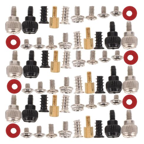 Outanaya PC Case Screws Set with Comprehensive Compatibility 360pcs Plain Carbon Steel Fasteners and Effortless Upgrades, Includes Compact Box for Computer Repair for Laptop and PC in Kuwait