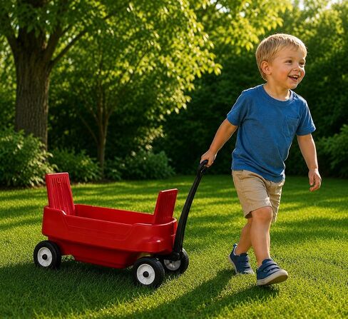 غطاء Quadrapoint Hub متوافق مع العربات البلاستيكية والقابلة للطي ذات العلامة التجارية Red Wagon الشهيرة مقاس 7/16 بوصة باللون الأسود (ليس للعربات الخشبية أو الفولاذية) in Kuwait