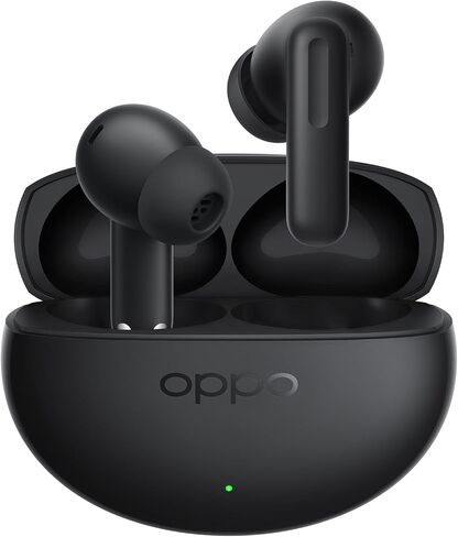 OPPO Enco Air5 Pro True Wireless Earbuds, Bluetooth 6.0 in-Ear Headphones Stereo, 55dB Active Noise Cancellation, Triple-Mic AI Clear Call, Hi-Res Audio, 54H Playtime, Deep Bass, IP55, Matte Black in Kuwait