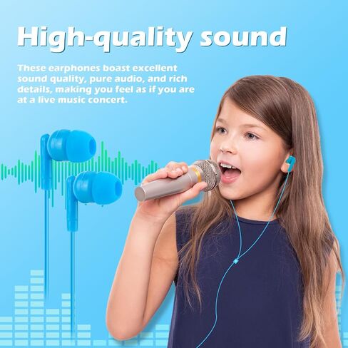 50 Pack Bulk Earbuds for Kids School Classroom Students Wired 3.5mm in Kuwait