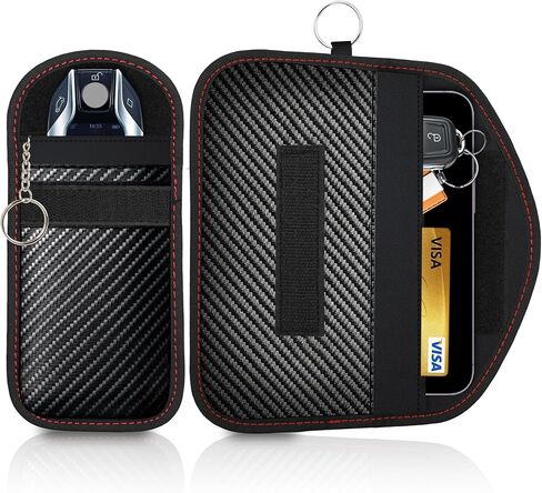 Faraday Bag 2-Pack, Signal Blocker for Car Keys & Phone, Anti-Theft in Kuwait