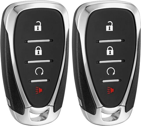 2 Pcs Key Fob Replacement Fits for Chevy Equinox 2018-2024 Bolt 2017-2022 Trax 2017-2020 Sonic 2018-2020 Volt 2016-2019 Smart Car Keyless Entry Remote Control Remote HYQ4AA HYQ4AS 315Mhz in Kuwait