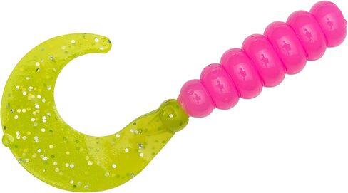 Strike King Mr. Crappie Grub Fishing Lure, Soft Plastic Curly Tail Grub in Saudi Arabia