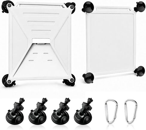 Silicone Protective Case and Suction Cup Mount for Starlink Mini/X (Black) in Kuwait