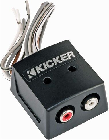 Kicker 46KISLOC K-Series Interconnect, Speaker to RCA W/Line-Out Converter & 46KIYFM Y-Adapter M/F Signal Cable in Kuwait