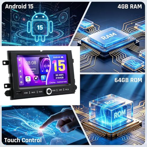 Car Radio for Ford F150 (2004-2008) F250/F350(2006-2014),Mustang(2005-2009) in Kuwait