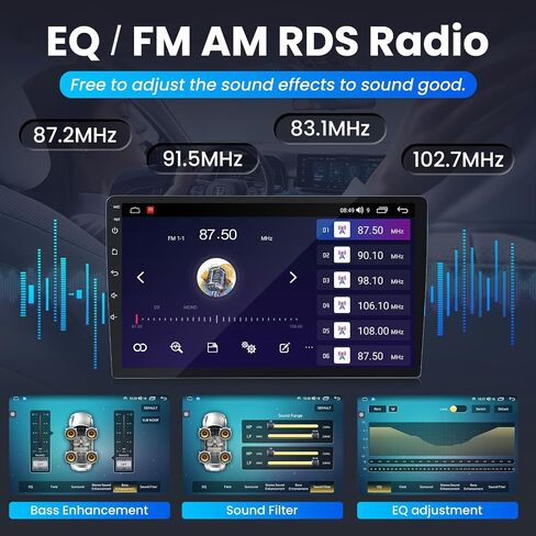 8Core 4GRAM 64GROM Car Radio for Honda Accord 2013 2014 2015: 10 Inch Touch Screen Stereo Wireless CarPlay Android Auto Android 15 GPS 5G WiFi DSP SWC 1080P Backup Camera in Saudi Arabia