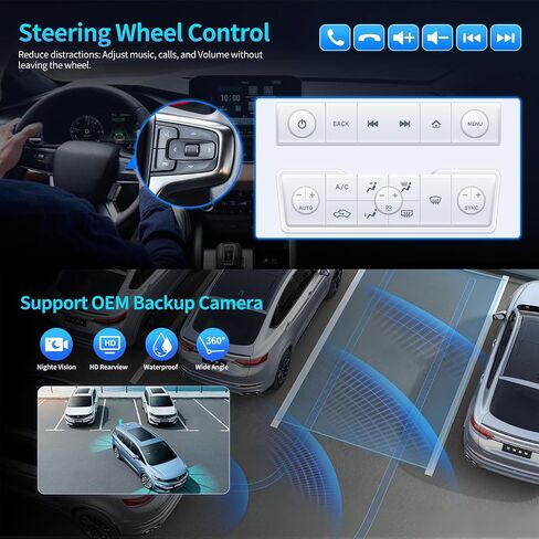 Radio for Chevrolet Silverado GMC Sierra 2019-2024 17.2inch in Kuwait
