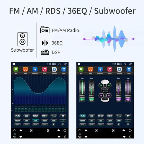 Car Radio for Ford Fusion Mondeo 2013-2018 Stereo Replacment for Manual AC in Kuwait