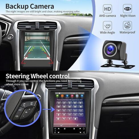 Car Radio for Ford Fusion Mondeo 2013-2018 Stereo Replacment for Manual AC in Kuwait
