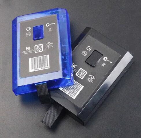 Plastic HDD Hard Disk Drive Box for Xbox 360 Slim/Xbox 360 Elite HDD Case Shell Cover (Clear Blue) in Kuwait
