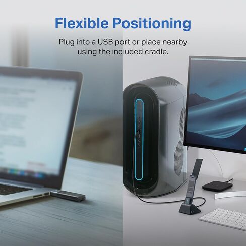TP-Link AXE5400 USB WiFi 6E Adapter for Desktop PC, Tri-Band Wi-Fi Dongle in Kuwait