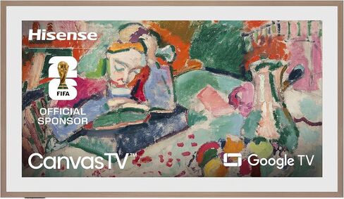 Hisense 65-Inch Class QLED 4K S7N CanvasTV™ Series Dolby Vision HDR Google Smart TV (65S7N) - 144Hz, Art Mode, Anti-Glare Panel, Hi-Matte Display, Frame & UltraSlim Wall Mount Included in Kuwait