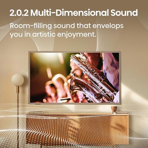 Hisense 65-Inch Class QLED 4K S7N CanvasTV™ Series Dolby Vision HDR Google Smart TV (65S7N) - 144Hz, Art Mode, Anti-Glare Panel, Hi-Matte Display, Frame & UltraSlim Wall Mount Included in Kuwait
