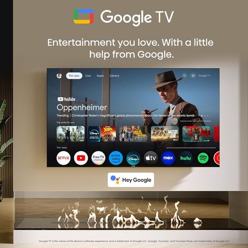 Hisense 65-Inch Class QLED 4K S7N CanvasTV™ Series Dolby Vision HDR Google Smart TV (65S7N) - 144Hz, Art Mode, Anti-Glare Panel, Hi-Matte Display, Frame & UltraSlim Wall Mount Included in Kuwait