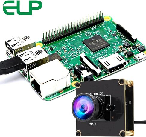 ELP 5mp 60fps Global Shutter USB3.0 Camera Module Wide Angle 120degree Webcam Board for Computer Mini UVC USB3.0/2.0 PC Camera High Speed Lightburn Cameras for Laser OG05B10 Webcamera for Laptop in Kuwait