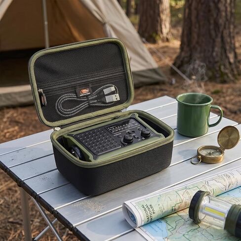 Legestori Hard EVA Carrying Case Compatible With Mesqool/Raynic Radio Emergency Weather Radio, Portable Protective Storage Box (Case Only) in Kuwait
