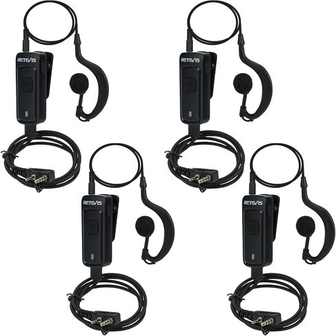 Retevis AI Active Noise Cancellation Two Way Radio Headset, Rechargeable in Kuwait