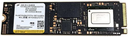 Micron SSD 2TB 3400 M.2 2280 NVMe PCIe 4.0 Gen4 x4 MTFDKBA2T0TFH Solid State Drive for Laptop Desktop Ultrabook in Kuwait